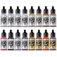 thumbnail image 2 of Vallejo Paints: Model Air Color Set - Metallic Effects - 16 Paint Colors - 18ml (.60oz) Bottles, Acrylics For Modeling & Miniatures, Opaque, Hobby, 2 of 7