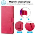 thumbnail image 6 of Feishell Flip Wallet Phone Case for iPhone 16 Plus,Premium PU Leather Magnetic Clasp Folio Cover with ID Credit Card Slots & Kickstand Shockproof Anti-Scratch Protective Case, Rose, 6 of 7