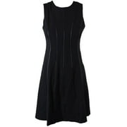 Calvin Klein Womens Petite Fit and Flare Sleeveless Dress