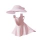 thumbnail image 3 of Cubierta de la cara de sombrero de sombra transpirable Earlada de borde ancho protección solar que cubre la cara de verano para mujeres para hacer Rosa, 3 of 8