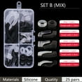 thumbnail image 1 of COLOUR_MAX Eyeglass Retainer Glasses Sunglasses Slip Sets Anti Slip Silicone Ear Hook Set B Mix, 1 of 5