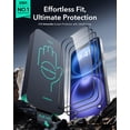 thumbnail image 2 of Protector de pantalla ESR de vidrio 9H+, paquete de 3 unidades, para iPhone 16/15, 2 of 8