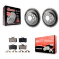 thumbnail image 1 of Transit Auto Rear Coated Disc Brake Rotors and Semi-Metallic Pads Kit for Car 2010-2013 Audi A3 DIESEL engine with 272mm Diameter Rotor KGF-101508, 1 of 11