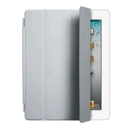 Original Apple iPad 2, 3, 4 Leather Smart Cover - Gray (MC939LL/A)