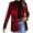 Red, variant on Women's Velvet Blazer Jackets Office Coat Solid Shawl Collar Long Sleeve Business Casual Cardigan Blazer for Work