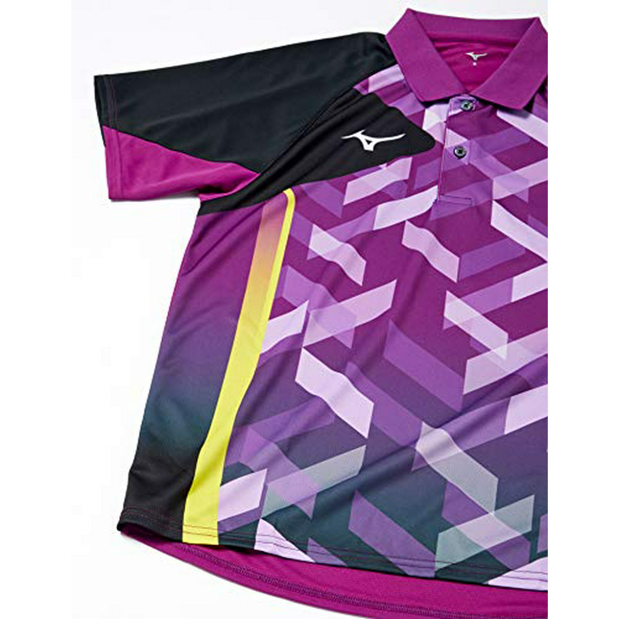 Mizuno 82JA8010 Table Tennis Wear, Game Shirt, Short Sleeve