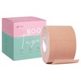 thumbnail image 4 of Boob Tape, Breast Lift Tape for Contour Lift & Fashion | Boobytape Bra Alternative of Breasts | Body Tape for Lift & Push up in All Clothing Fabric Dress Types | Waterproof Sweat Proof Bob Tape Beige, 4 of 7
