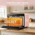 thumbnail image 5 of ROBAM R-BOX Combi Steam Oven, 23QT Countertop Steam Oven & Air Fryer Combo, 3 Steam Modes, Professional Steam-Bake, Air Fry, Dehydrate & Ferment, Rapid Heating & Self-Cleaning, Pink, 5 of 10