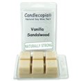 thumbnail image 1 of Candlecopia Vainilla Sándalo Fuertemente perfumada Cera vegana vertida a mano Derrite 12 cubos de cera perfumada 6.4 onzas en 2 paquetes de 6, 1 of 1