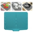 thumbnail image 2 of ​​Super Large Silicone Drying Mat 16x13in Non-Slip Kitchen Counter Drain Pad Waterproof Countertop Organizer Tray Dish Dryer​​, 2 of 9