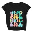 thumbnail image 5 of Polo Shirts for Girls Print Back to School Shirt School Tee Kindergarten Shirts for Girls Kids T Shirt Children Z0C-Black, 150, 5 of 5