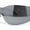 Grey - Silver Mirror, variant on Rimless Wrap Around Shield Star Shimmer Sparkle Jewel Diva Sunglasses Grey - Silver Mirror