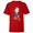 Red, variant on Disney Donald Duck Blogger Team Advice Don’t Overthink It - Short Sleeve T-Shirt for Kids - Customized-White
