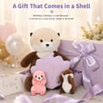 thumbnail image 6 of Tezituor 4Pcs Sea Otter Stuffed Animal with 2 Baby Otter and 1 Shell Backpack Plush, 6 of 8