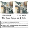 thumbnail image 2 of Boho Pillow Covers 18x18 Set of 2, Green Leaf Mid Century Farmhouse Decorations Throw Pillow Covers Modern Tropical Bohemian Outdoor Decorative Cushion Case for Couch Sofa Home, 2 of 6