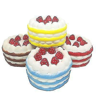 Pastel de fresa Squishy Slow Rising Relieve Stress Toys???Rojo??‰
