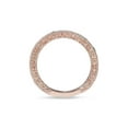 thumbnail image 3 of 14k Pink Rose Gold 7/8ct Black White Diamond Wedding Ring, 3 of 3