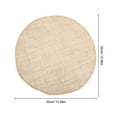 thumbnail image 2 of FUEENIRVA Burlap Placemats 6Pcs Jute for Home Decoration Dining Table 12.6in, 2 of 8