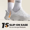 thumbnail image 3 of Women's Slip On Walking Shoes Hands-Free Cushion Running Tennis SwiftPlush Non-Slip Comfortable Workout Gym Athletic Fashion Sneakers, 3 of 8