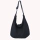 thumbnail image 3 of Bolsos Mensajero Harajuku Japoneses Bolsos Cruzados Grandes Sólidos Lona (negro), 3 of 9