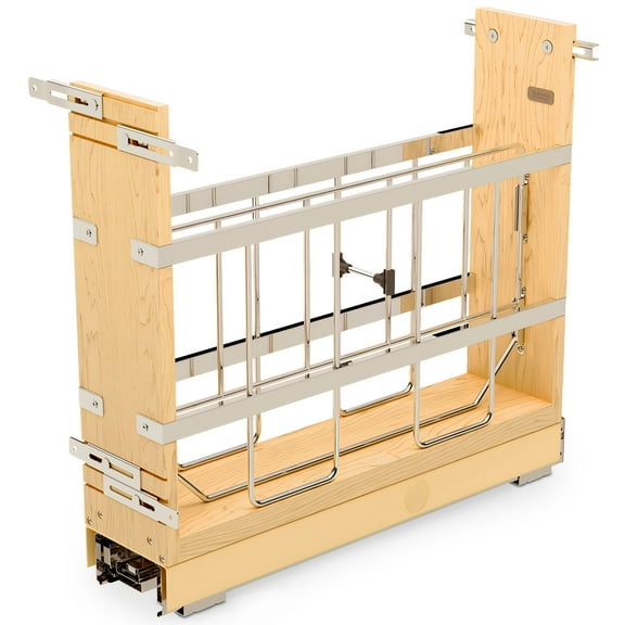 Rev-A-Shelf 5" Pullout Organizer w/Soft Close Ball-Bearings, 447-BCBBSC-5C