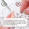 thumbnail image 4 of Jaysuing Rhinestone Makeup Stickers Body Nail Gem Decoration Sticky Not Easy To Fall Off Performance Shanzuan Stickers |, 4 of 4