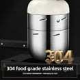 thumbnail image 2 of Manual 304 Stainless Steel Ice Crusher with Detachable Design, Extended Handle & 420 Sharp Steel Blades - Built-in Spring Ice Press for Homemade Fluffy Shaved Ice, Milkshakes & Slushies - Portable, 2 of 6
