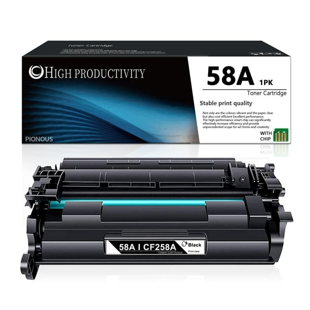 58A CF258A Toner Cartridge (with Chip) Replacement for HP Pro M404dn