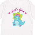 thumbnail image 4 of Inktastic Gigi's Girl Dinosaur Girls Long Sleeve Toddler T-Shirt, 4 of 5