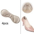 thumbnail image 4 of Almohadillas para zapatos jinwen Beige 2 pares protectores de taloneras, 4 of 8