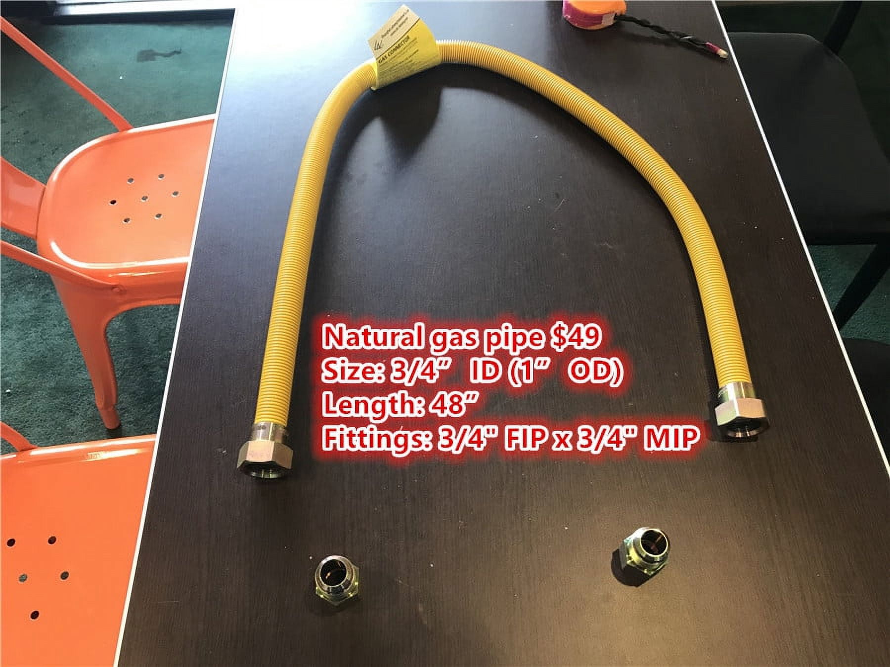 50,000 BTU Heavy Duty Two Burner Commercial Gas Hotplate Countertop Stove 12 in. 12''Wx29''Dx10.5''H