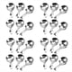 thumbnail image 4 of Cucharas de Manejar Corto de Acero Inoxidable de 24 Piezas Mini Cucharas de Sal Cuchara de Condimentos Cuchara para Postres Cucharas de Café para Té, Plateadas, 4 of 5