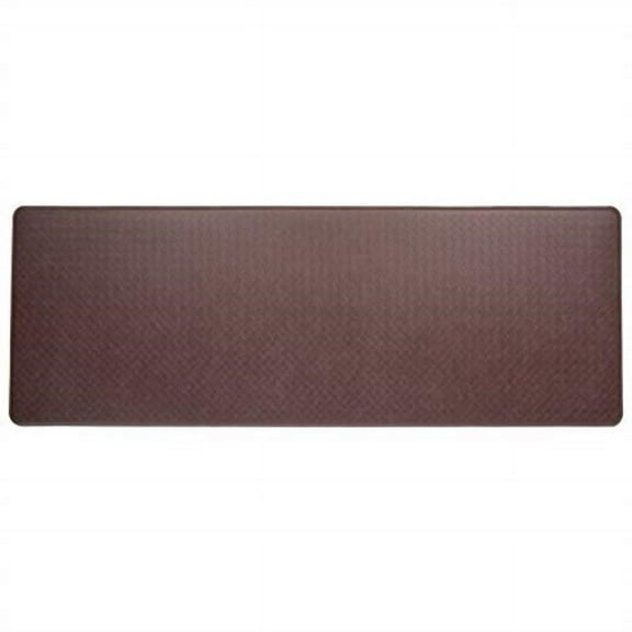 Imprint Cumulus9 Kitchen Mat Nantucket Series Island Area Runner 26 in. x 72 in. x 5/8 in. Cinnamon