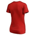 thumbnail image 3 of Women's Scarlet Nebraska Huskers First Sprint V-Neck T-Shirt, 3 of 3