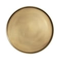 thumbnail image 6 of Kate and Laurel Tira Elegant Round Side Table, 14 x 24, Brass and Walnut Brown, Mid-Century Circle End Table for Use as Bedroom Nightstand or Living Room Table Option, 6 of 8