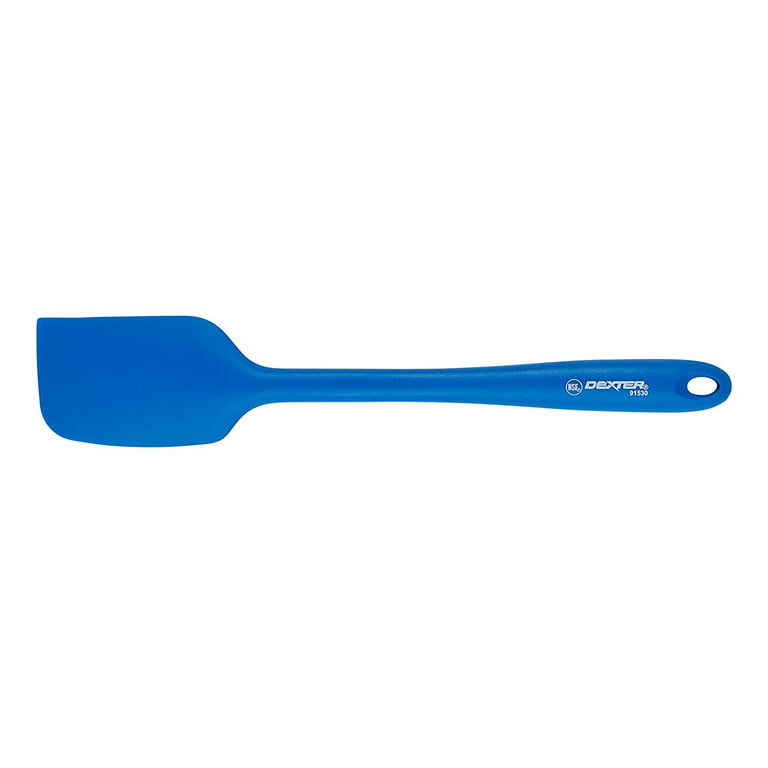 Dexter-Russell 91508 SofGrip 11 Blue Slotted Silicone Fish / Egg