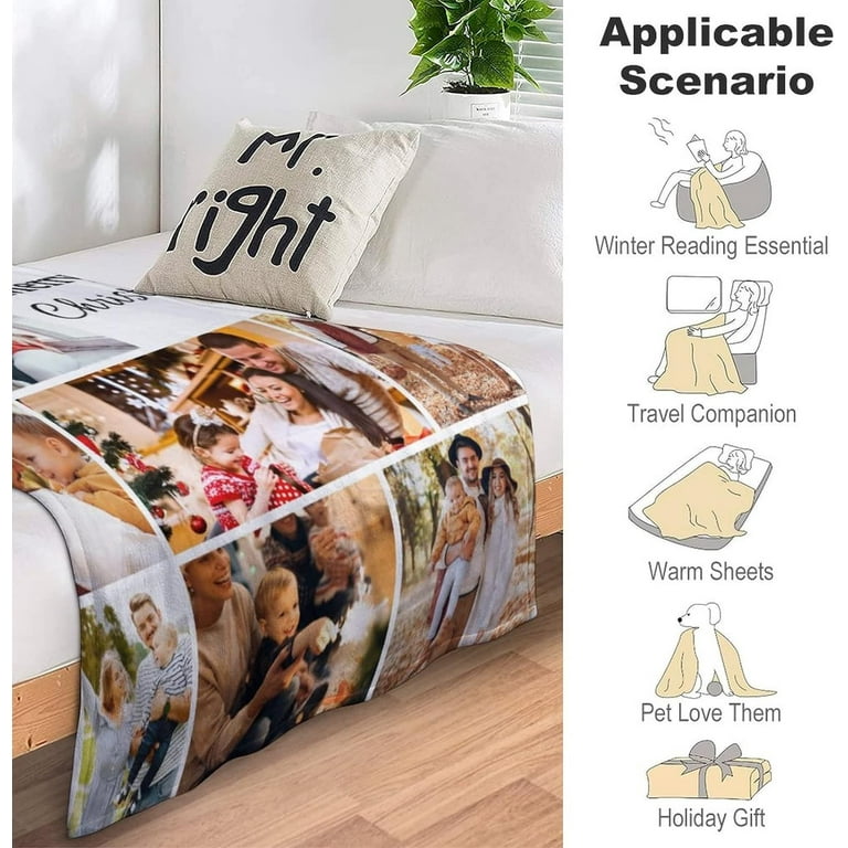 Blanket with pictures on them sale