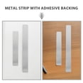 thumbnail image 3 of Raindrops 2Pcs Metal Strips for Magnets with Adhesive Backing Plated Silver Iron Bulletin Board for Home Display, 3 of 8