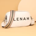 thumbnail image 3 of Bolso Bandolera Piel Auténtica para Mujer Bandolera Con Letras Suave para El (beige), 3 of 9