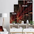 thumbnail image 5 of Design Art - Fleur Fractale Jaune et Rouge, 5 of 5