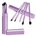 thumbnail image 6 of Eyeshadow Cosmetic Brushes Set with Tin Cylinder Case 5 Piece, 6 of 7