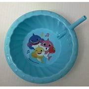 Zak Design Baby Shark Sipper Bowl with Built in Straw