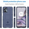 thumbnail image 2 of Slim Fit Phone Case for Motorola Moto G23, Case for Moto G13,Rugged Shield Case with Military Grade Shockproof,Drop-Tested and Camera Lens Protection Cover for Moto G23/G13, HD Blue, 2 of 14