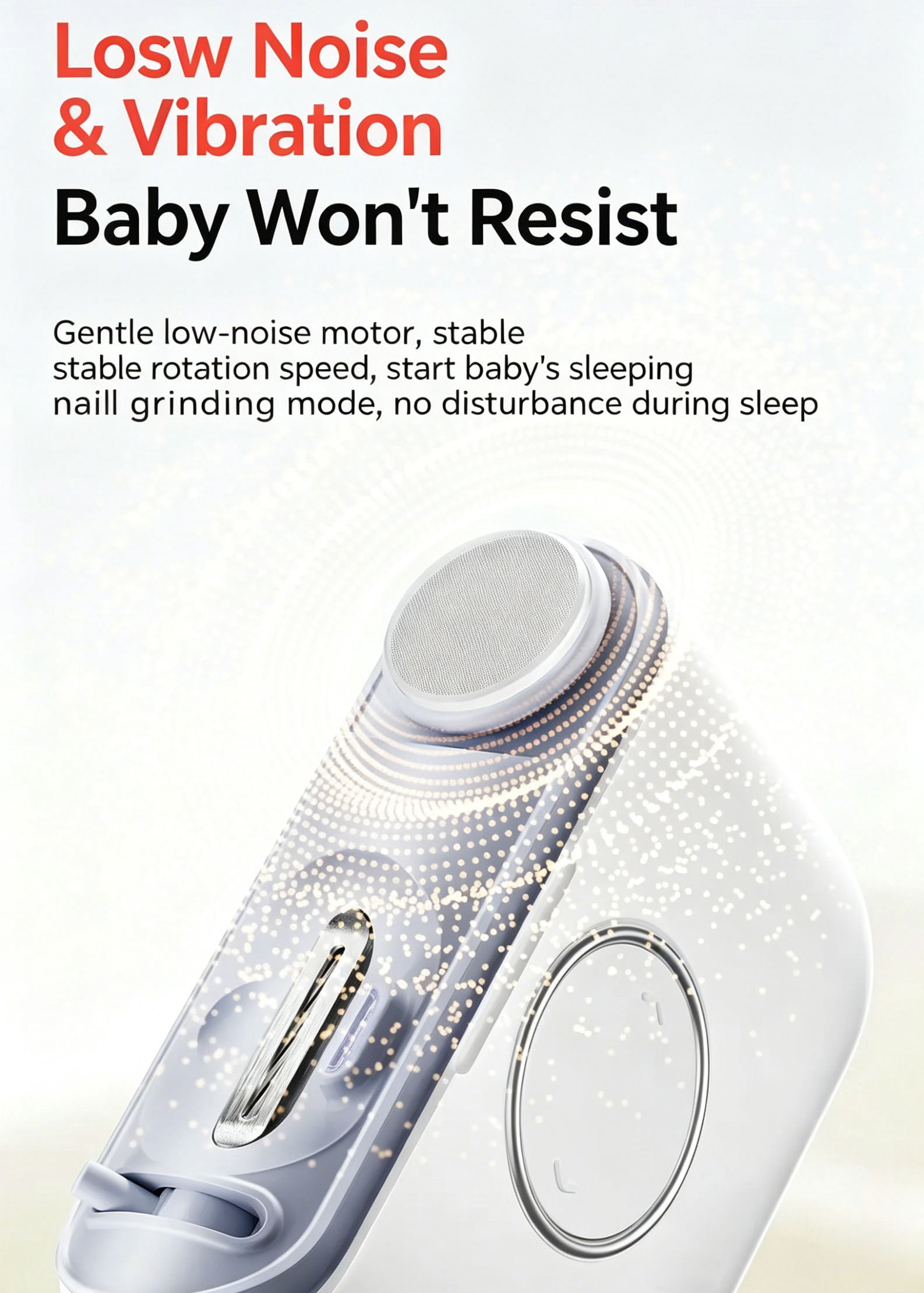 Electric Nail Clipper 4 Modes Safe Trimmer Polishing Tool for Baby Kids Adults Seniors Home Use