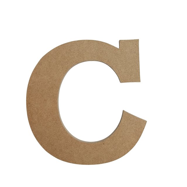 Wooden Letter Unfinished, Rockwell Font, Craft Cutout