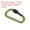 Green, variant on Uxcell 4 Pack Locking Hook 3" Aluminum D Ring Shape Clip Screw Gate Lock Quick Link for Keychain Outdoor Camping Hiking Purple