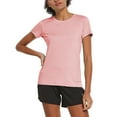thumbnail image 5 of BALEAF Women's Short Sleeve Activewear T-Shirts Lightweight Quick Dry Workout Yoga Crewneck Tops Pink Size S, 5 of 8