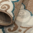 thumbnail image 4 of Home Dynamix Tremont Salem Patterned Area Rug, Taupe/Blue, 1'9"x7'2", 4 of 5