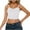 White, variant on Lenpel Crop Tops for Women Trendy Spaghetti Strap Pleated Front Slim Cropped Sleeveless Shirts Going out Camisole Tops