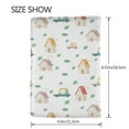 thumbnail image 3 of Rateoe Cartoon House Pattern Passport Holder Wallet Leather Mulit-purpose Travel Wallet Credit Cards Case ,Passport Cover for Women Men-6.5 in, 3 of 5